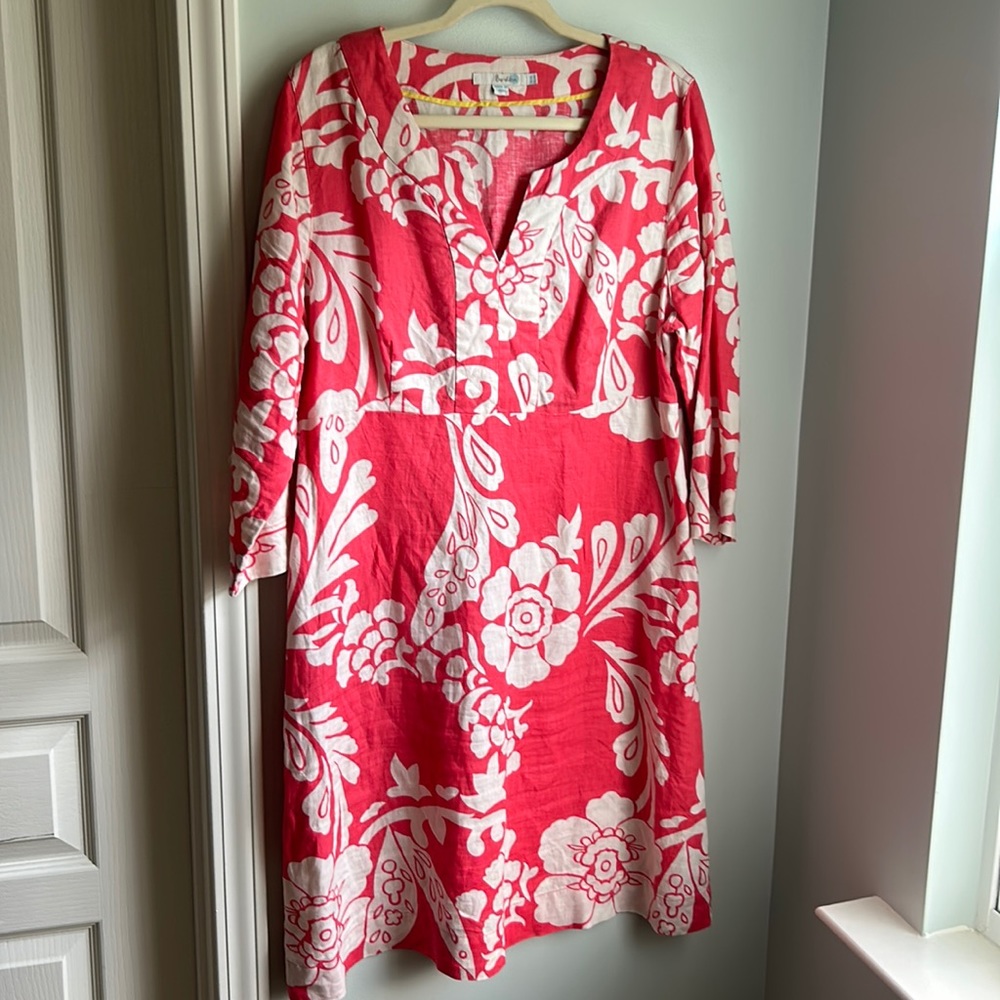 Boden linen tunic dress